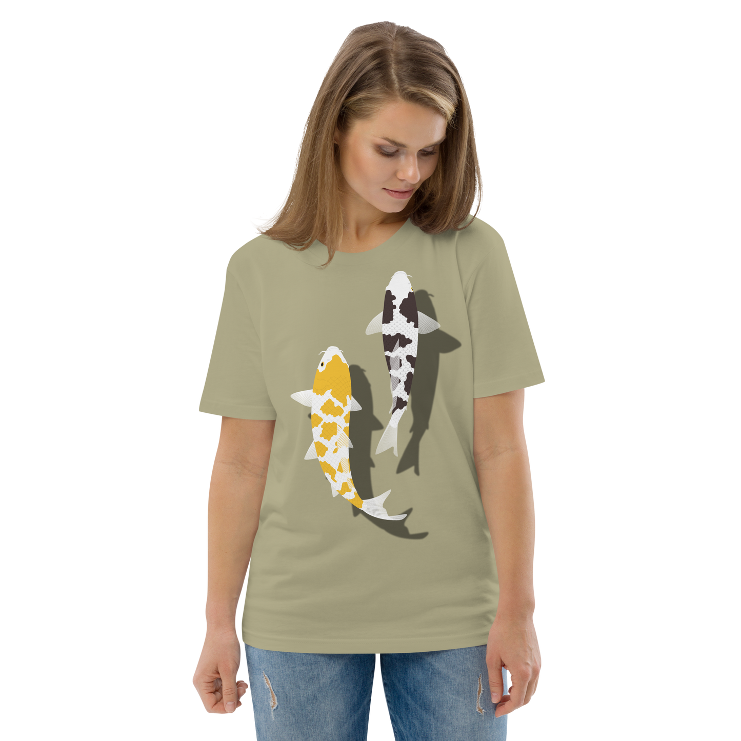 [Karper] T-shirt witte schildpad, Duitse spanning (unisex)