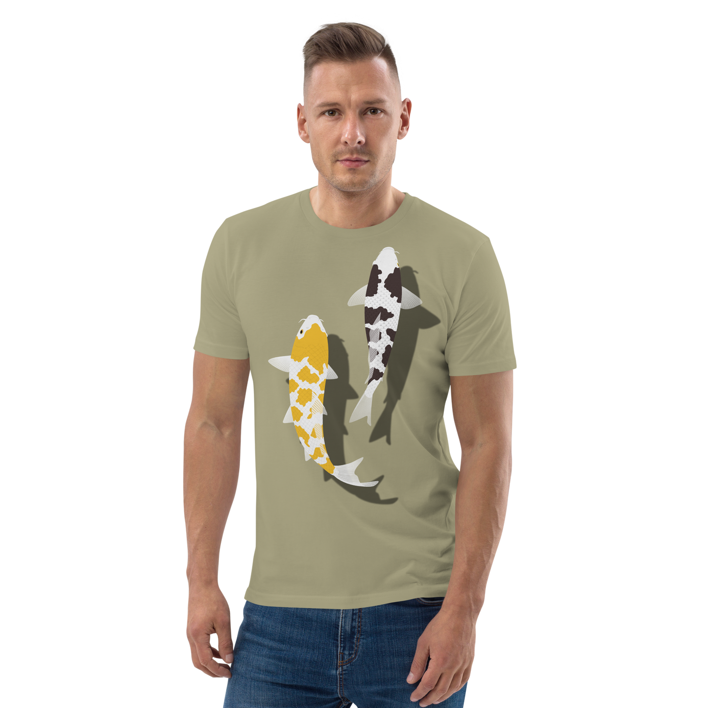 [Karper] T-shirt witte schildpad, Duitse spanning (unisex)