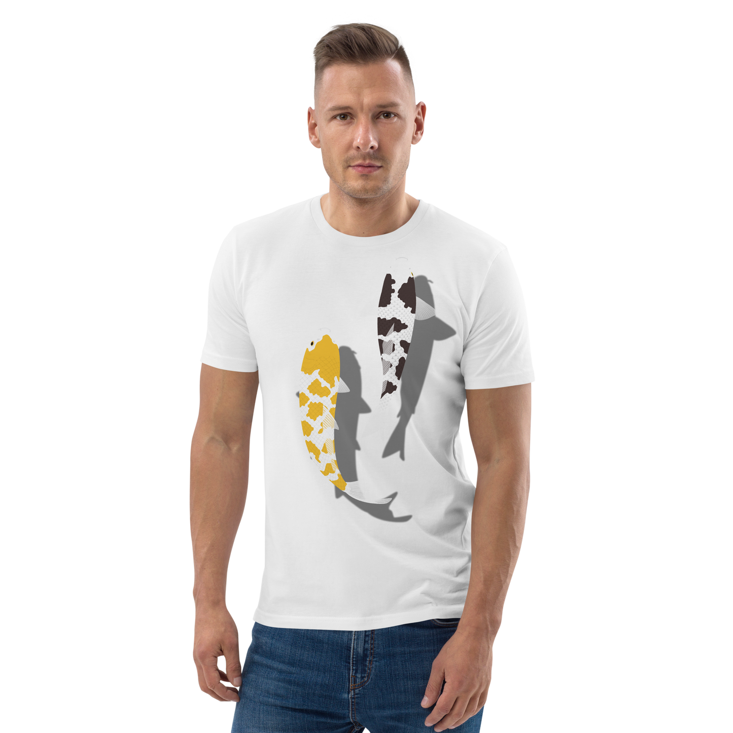 [Karper] T-shirt witte schildpad, Duitse spanning (unisex)