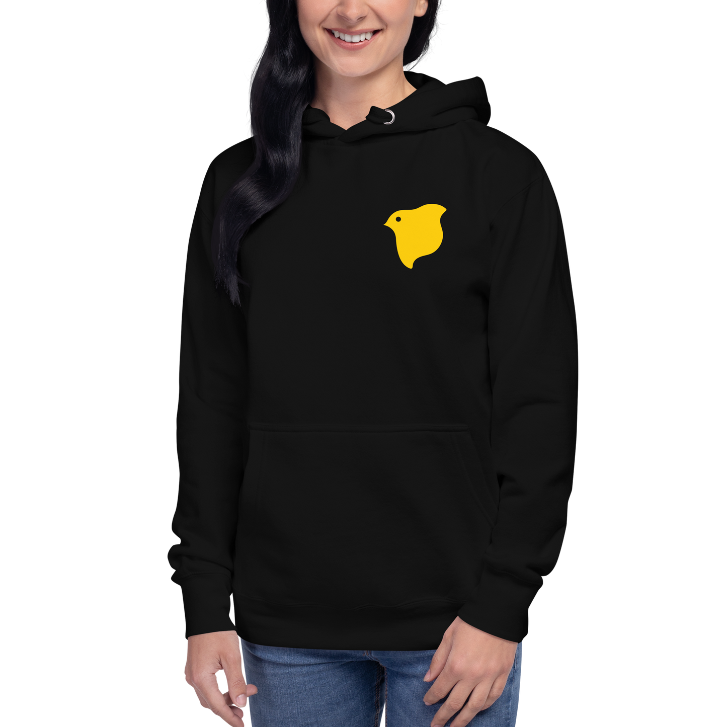 [Chidori] Hoodie Geel Logo (Unisex)