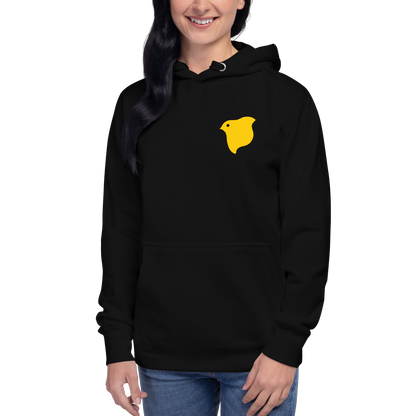 [Chidori] Hoodie Geel Logo (Unisex)